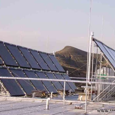 蔚蓝梦热水工程-游泳馆太阳能空气能热水工程施工