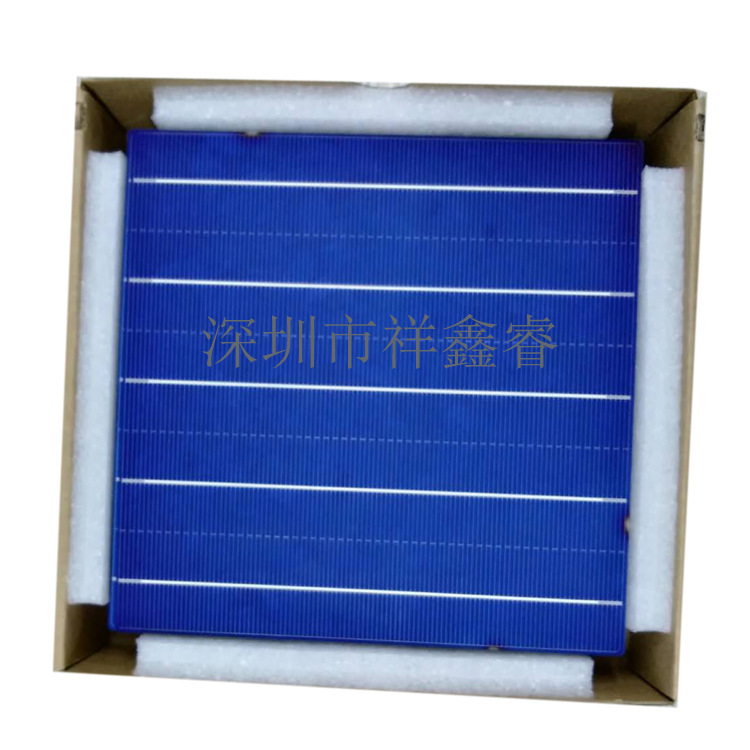 多晶156mm 18.8%高效原包4.575瓦5线电池片便宜销售示例图2