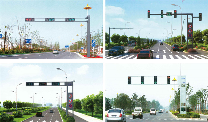 道路交通信号灯 太阳能红绿灯 太阳能led箭头指示灯 品胜信号灯示例图13