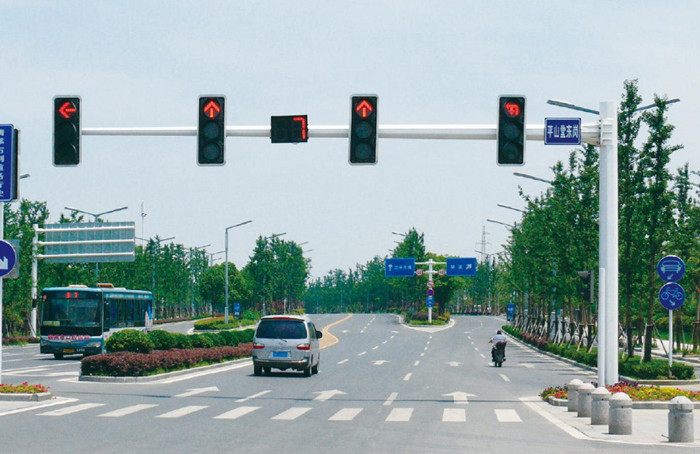 道路交通信号灯 太阳能红绿灯 太阳能led箭头指示灯 品胜信号灯示例图12
