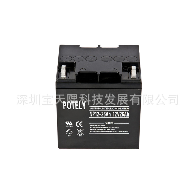 12V26Ah蓄电池 太阳能阀控式密封铅酸蓄电池 太阳能铅酸蓄电池示例图4