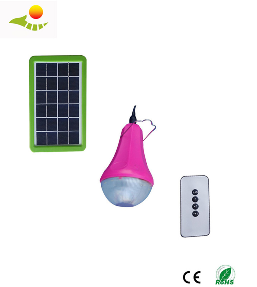 太阳能灯泡报价锂电池太阳能小夜灯光伏发电系统一拖一遥控灯示例图14