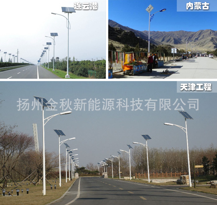 LED路灯杆5米6米7米8米新农村户外防水高杆道路灯太阳能路灯6米30w40w新农村乡村路灯户外LED超亮高杆锂电池示例图29
