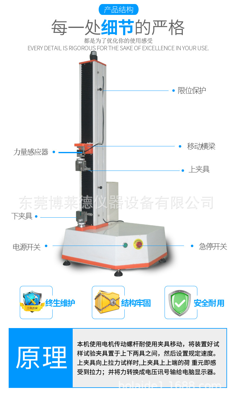 气泡袋包装封品剥离强度试验机/气泡袋包装封品剥离强度测试机示例图3